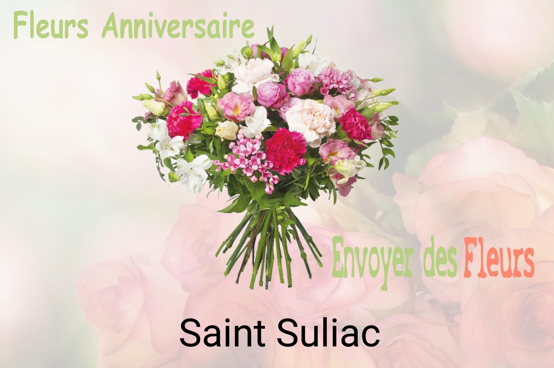 Bouquet de fleurs d’anniversaire livré à Saint-Suliac
